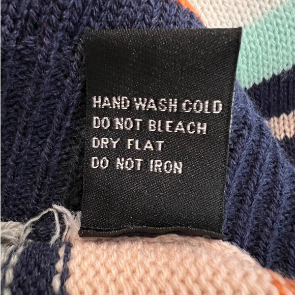 NEW Ash Rain + Oak Sweater Dress Size M in Multicolored Stripes Razorback - Picture 6 of 7